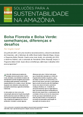 Soluções Para A Sustentabilidade Na Amazônia - Sinapse