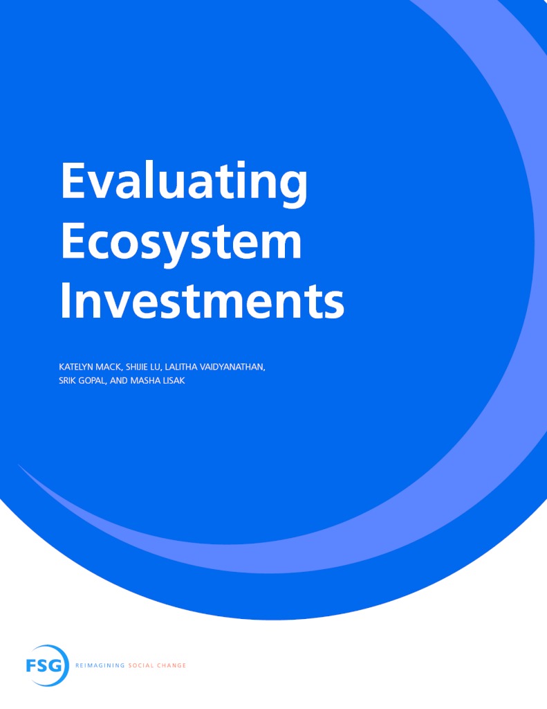 thumbnail of Evaluating Ecosystem Investments