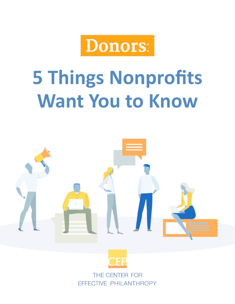 thumbnail of CEP_5-Things-Nonprofits-Want-You-to-Know_2018_Sinapse