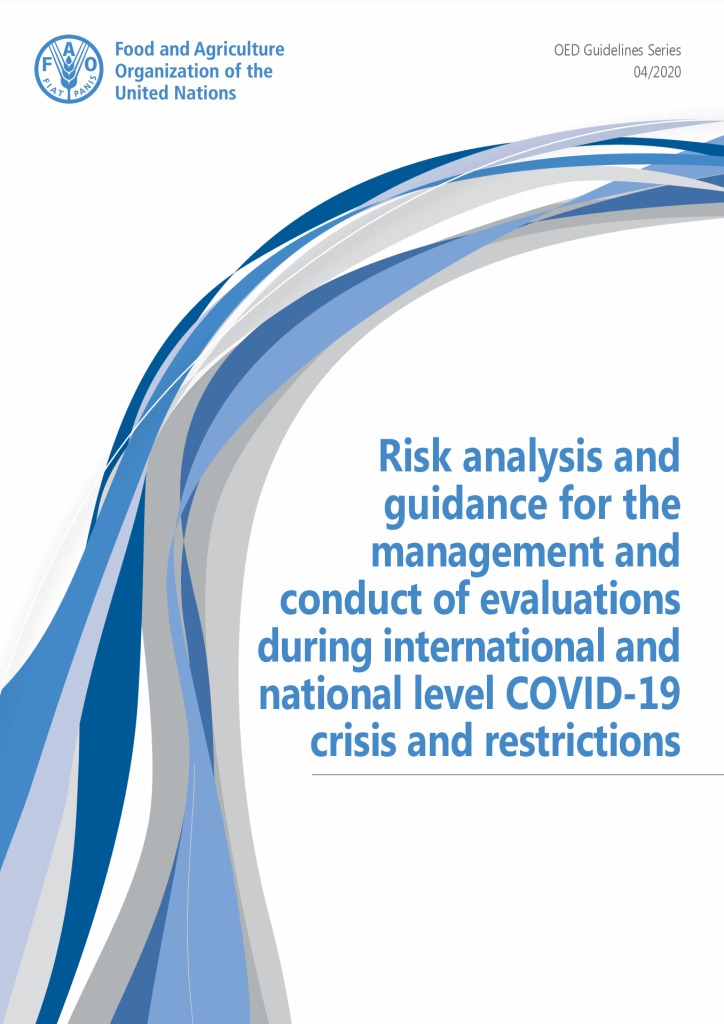 thumbnail of Risk analysis and guidance for evaluation and conduct of evaluations during COVID-19_FAO