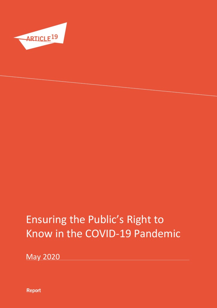 thumbnail of ID_57 Ensuring the public’s right to know in the COVID-19 pandemic